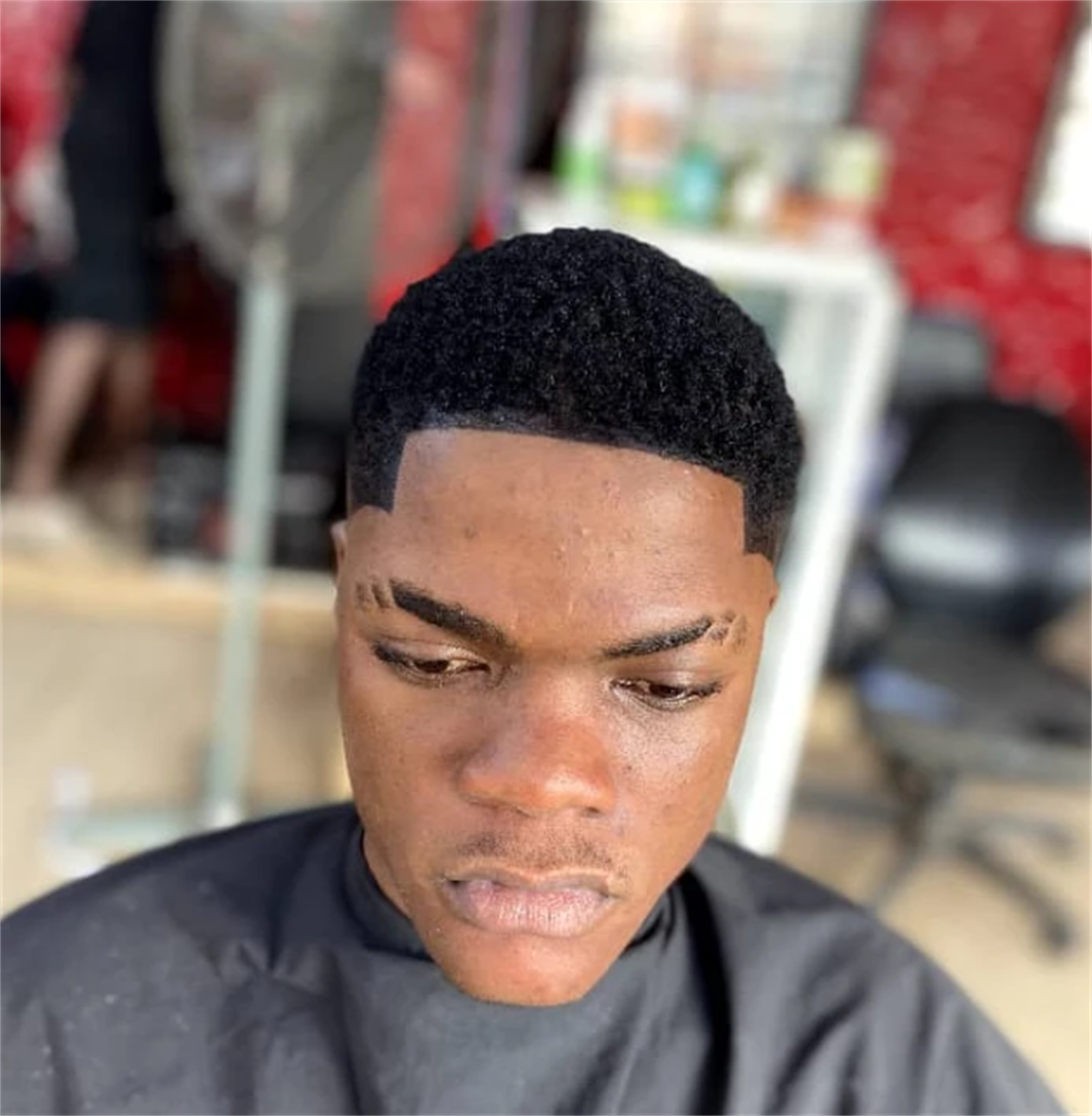 Textured top fade